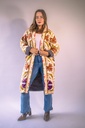 Chaqueta Larga Bordada