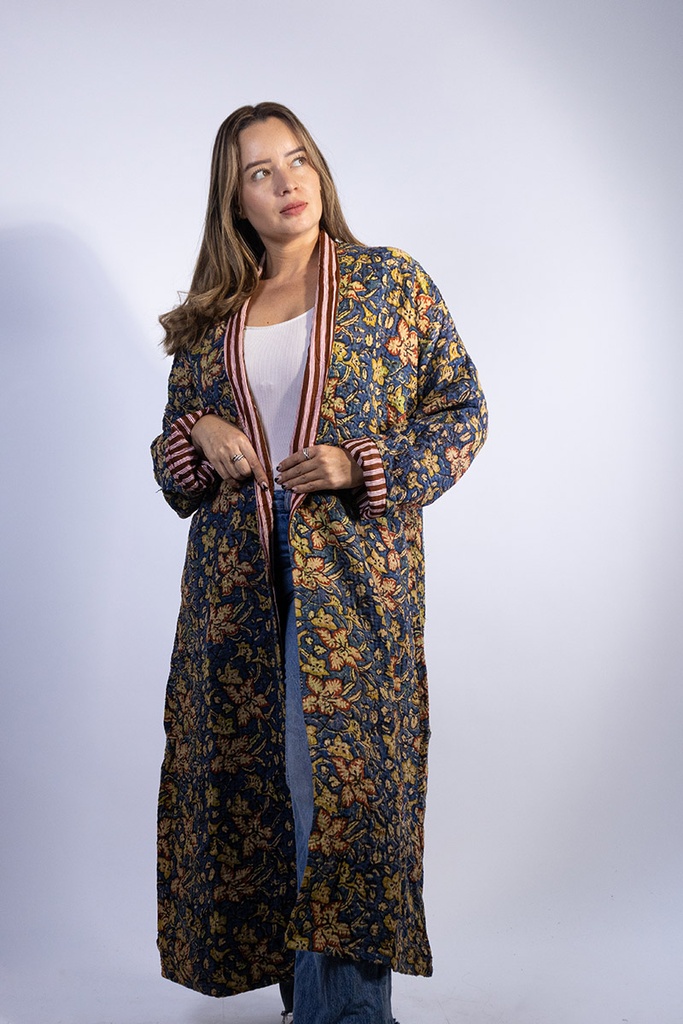 Chaqueta Larga de Algodón