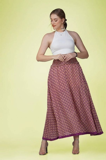 [CT165-3] Falda de Aldodón