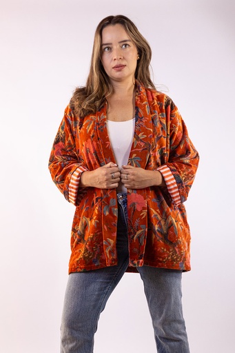 [JK22-2] Chaqueta Corta de Gamuza