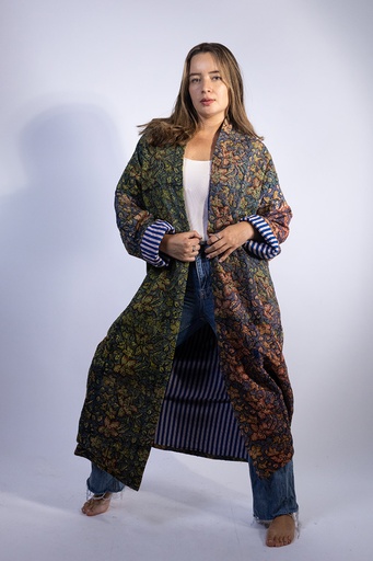 [JK18-5] Chaqueta Larga de Algodón