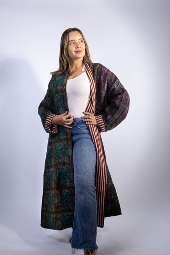 [JK18-8] Chaqueta Larga de Algodón